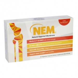Wise Nutrition™ NEM Natural Eggshell Membrane 蛋骨素 – 天然蛋殼膜 (30 Capsules) WISE-00001